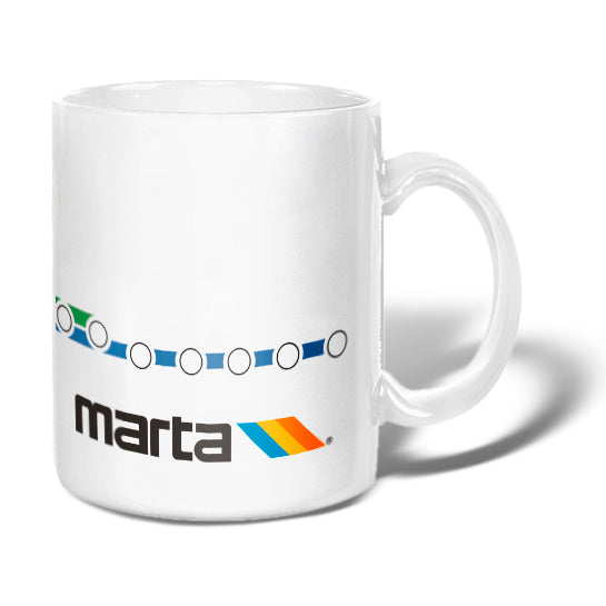 Modern MARTA Map Mug