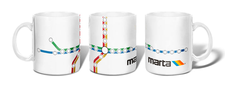 Modern MARTA Map Mug