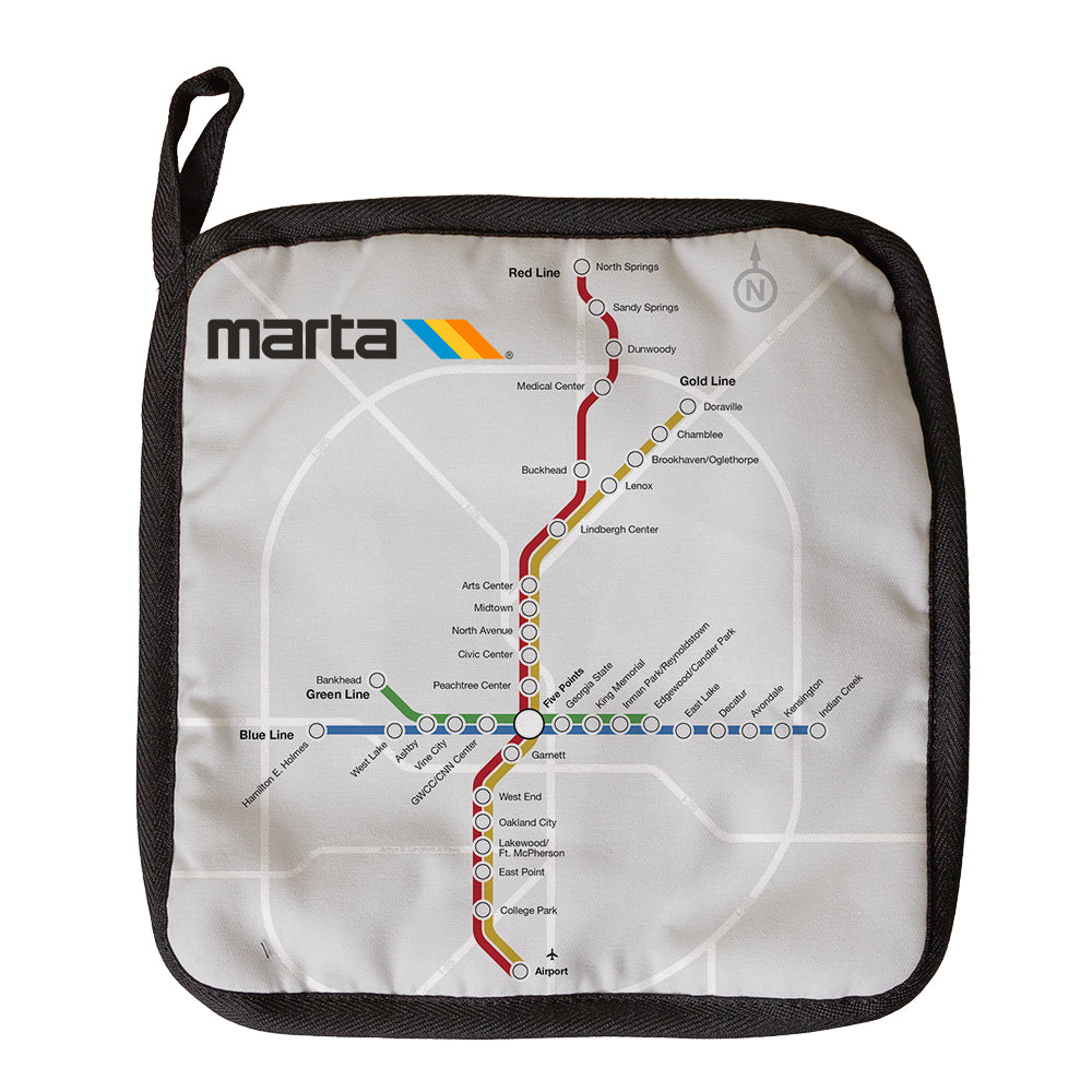 Marta Map Pot Holder