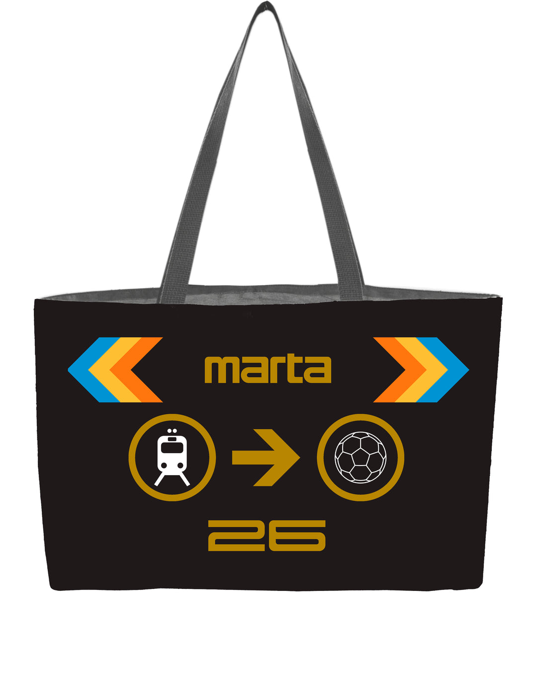 Marta to Soccer Weekender Tote Bag