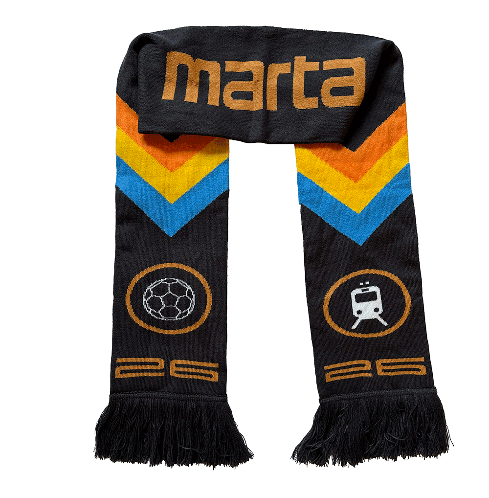 Train to Soccer Scarf