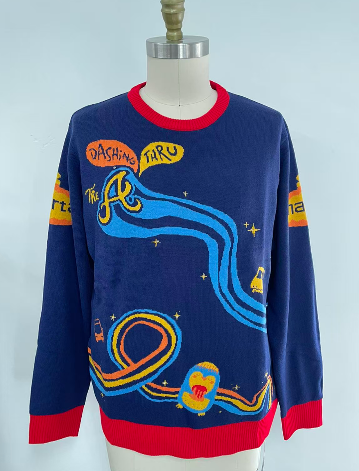 Dashing Through the A Holiday Light Up Sweater (Pre Order + Free Socks)