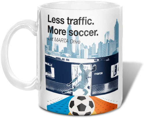 Less Traffic More Soccer Mug
