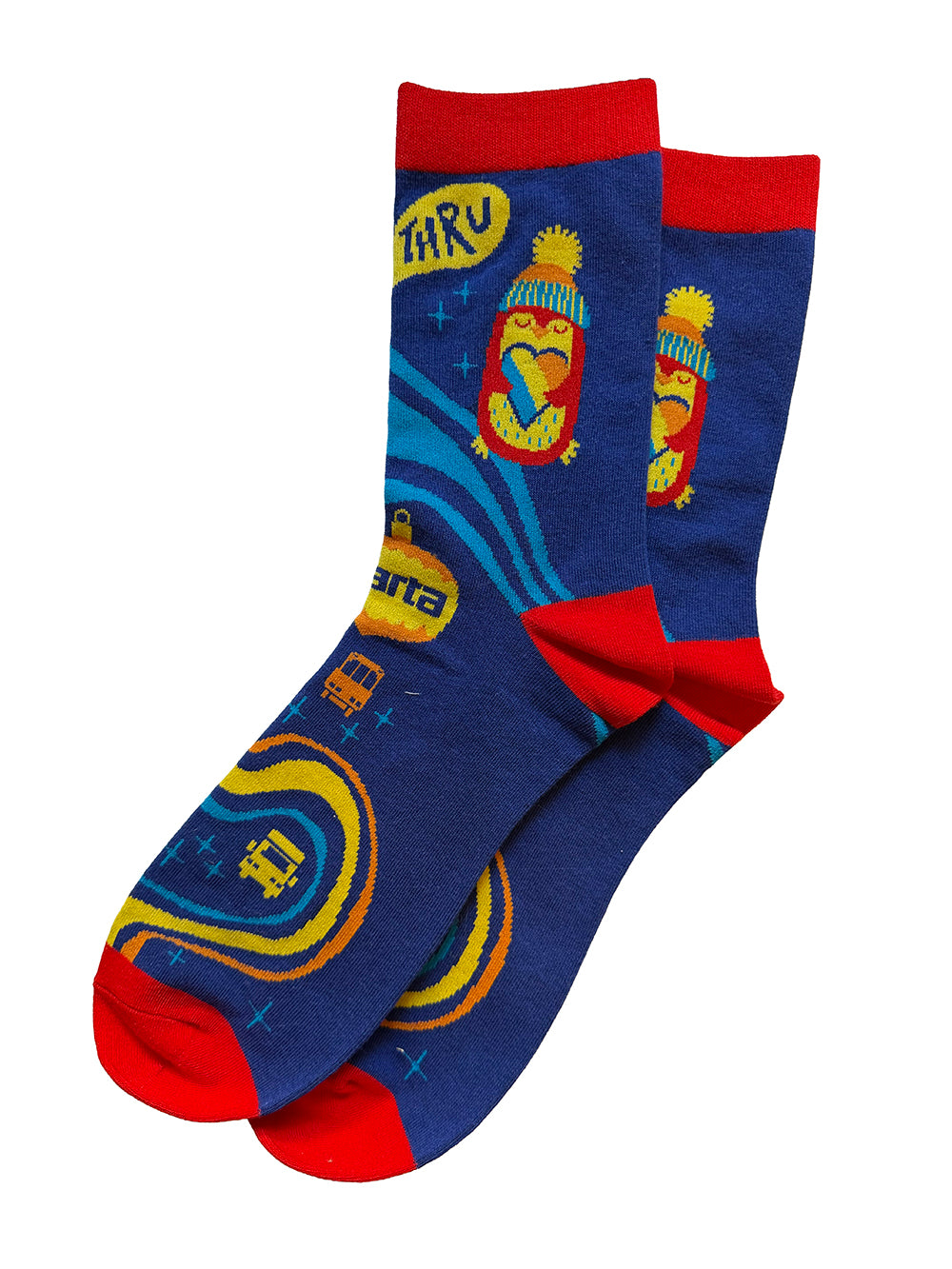 Dashing Through the A Holiday Socks
