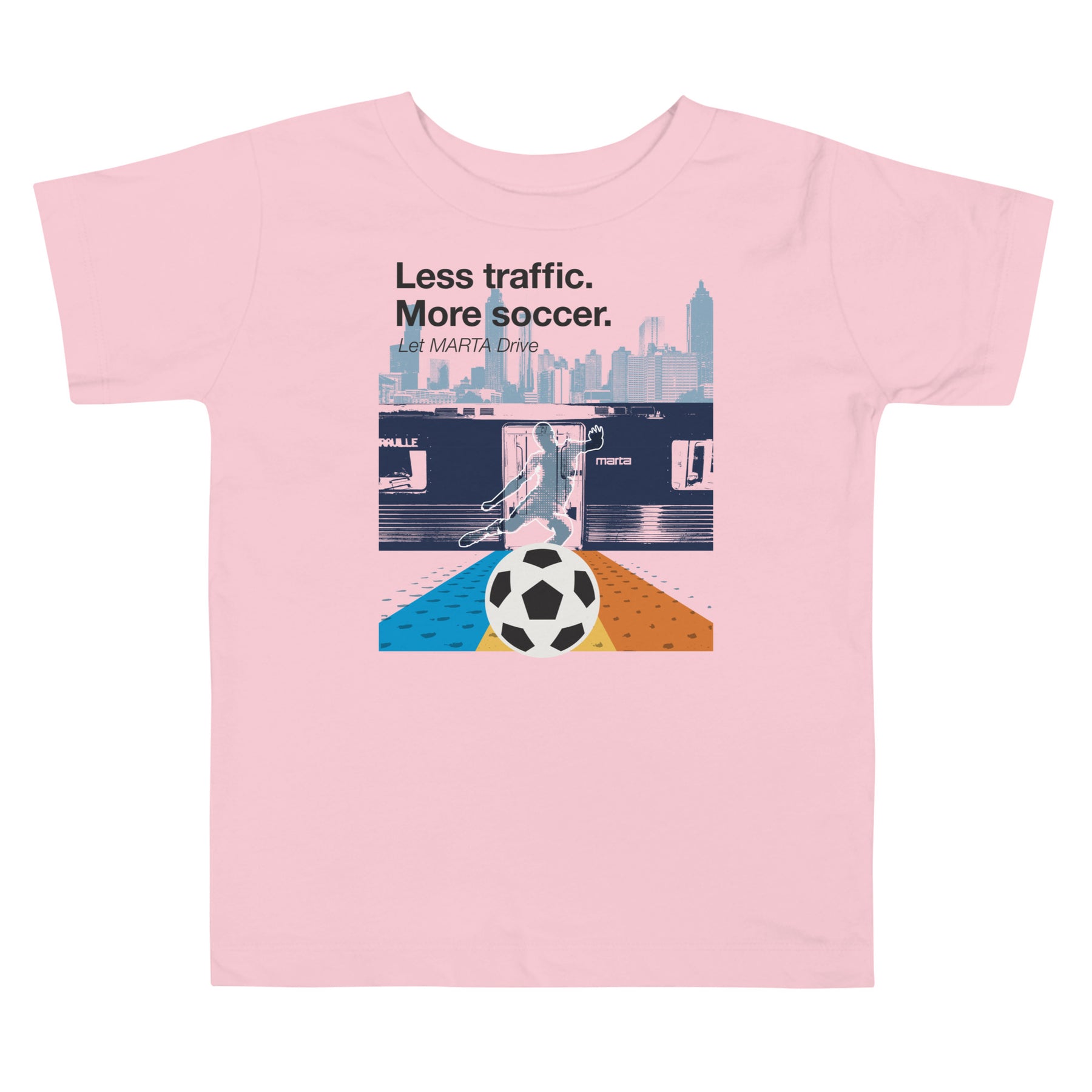 Less Traffic More Soccer Toddler T-Shirt